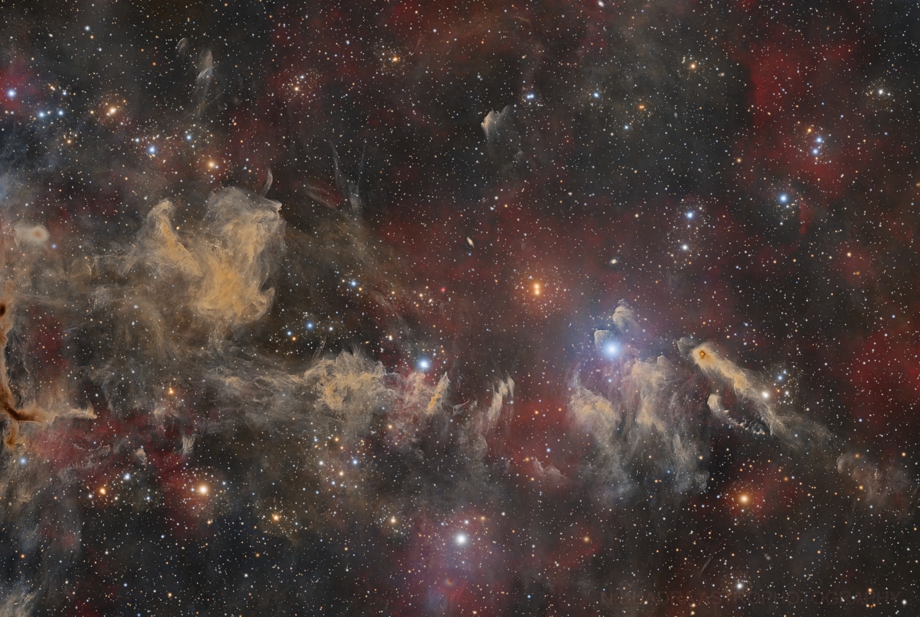 MOLECULAR CLOUDS IN CASSIOPEIA (LBN 608, 609 AND 612)