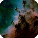 Heart Nebula Center IC 1805 SHO, Peter Bresler