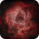 Rosette Nebula, 6.3hr integration, Bortle 8, psychwolf