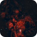 NGC 6357 Lobster Nebula, redeye