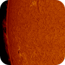 solar prominence in h-alpha taken 05072025, nonsens2