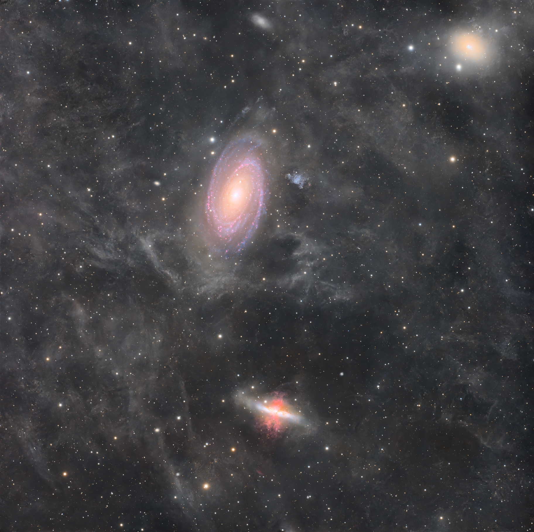 M81 & M82 - Bodes and Cigar Galaxies with IFN