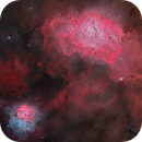 M8 and M20 - The Lagoon and Trifid Nebulae, Jonathan