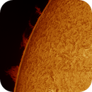 solar prominence in h-alpha taken 05072025, nonsens2