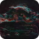 A Cosmic Tapestry: The Veil Nebula’s Delicate Dance— NGC6960, Dave Rust