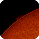 solar prominence in h-alpha taken 05072025, nonsens2