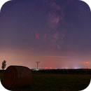 Scratchmarks at the sky - Red Sprites over thunderstorm South Germany, Dreamdiver_X
