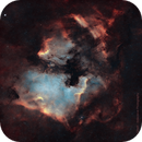 NGC7000 & IC5070 - The North American & Pelican nebulae in Dual-narrowband OSC, Gael Gibert