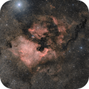 The North America Nebula - LRHGB with RGB stars - DSW, messierman3000