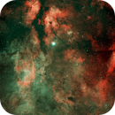 Butterlly Nebula IC1318 wide field SHO, Peter Bresler