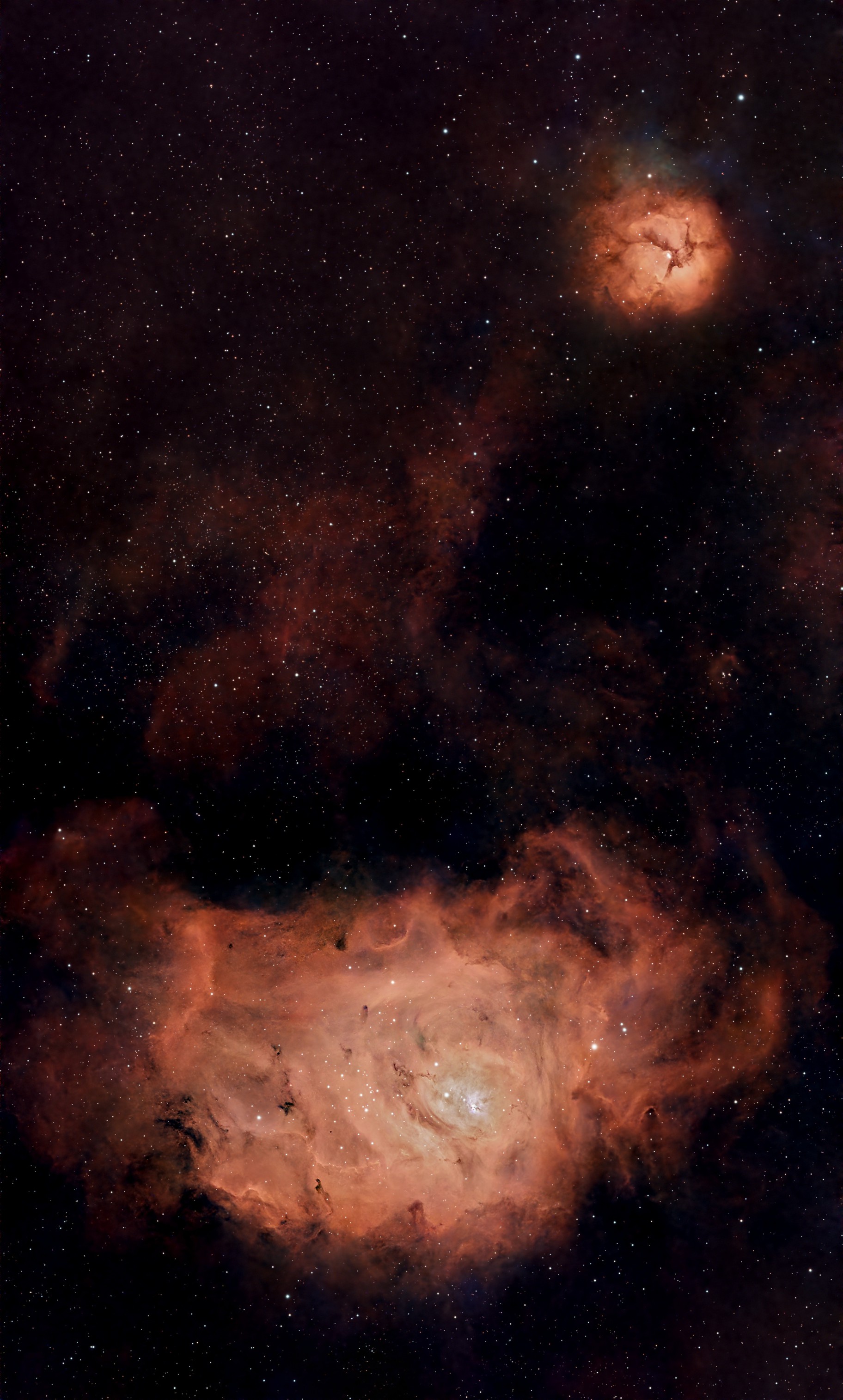 Lagoon and Trifid with S50Pro
